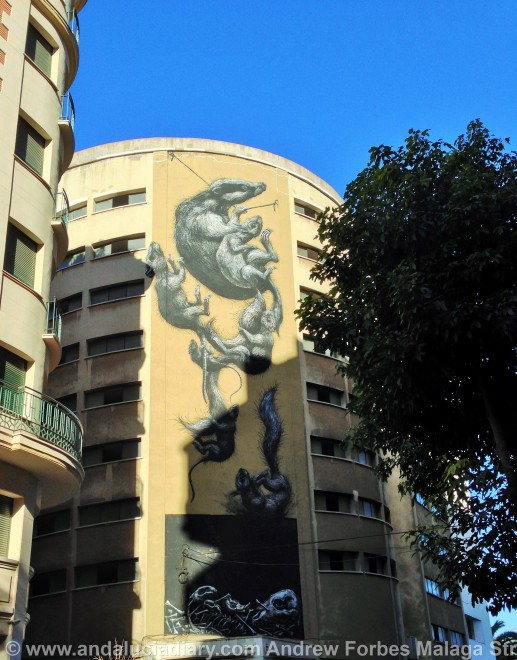Malaga Urban Street Art Stencil Art Graffiti street installations andalucia diary andrew forbes (4)