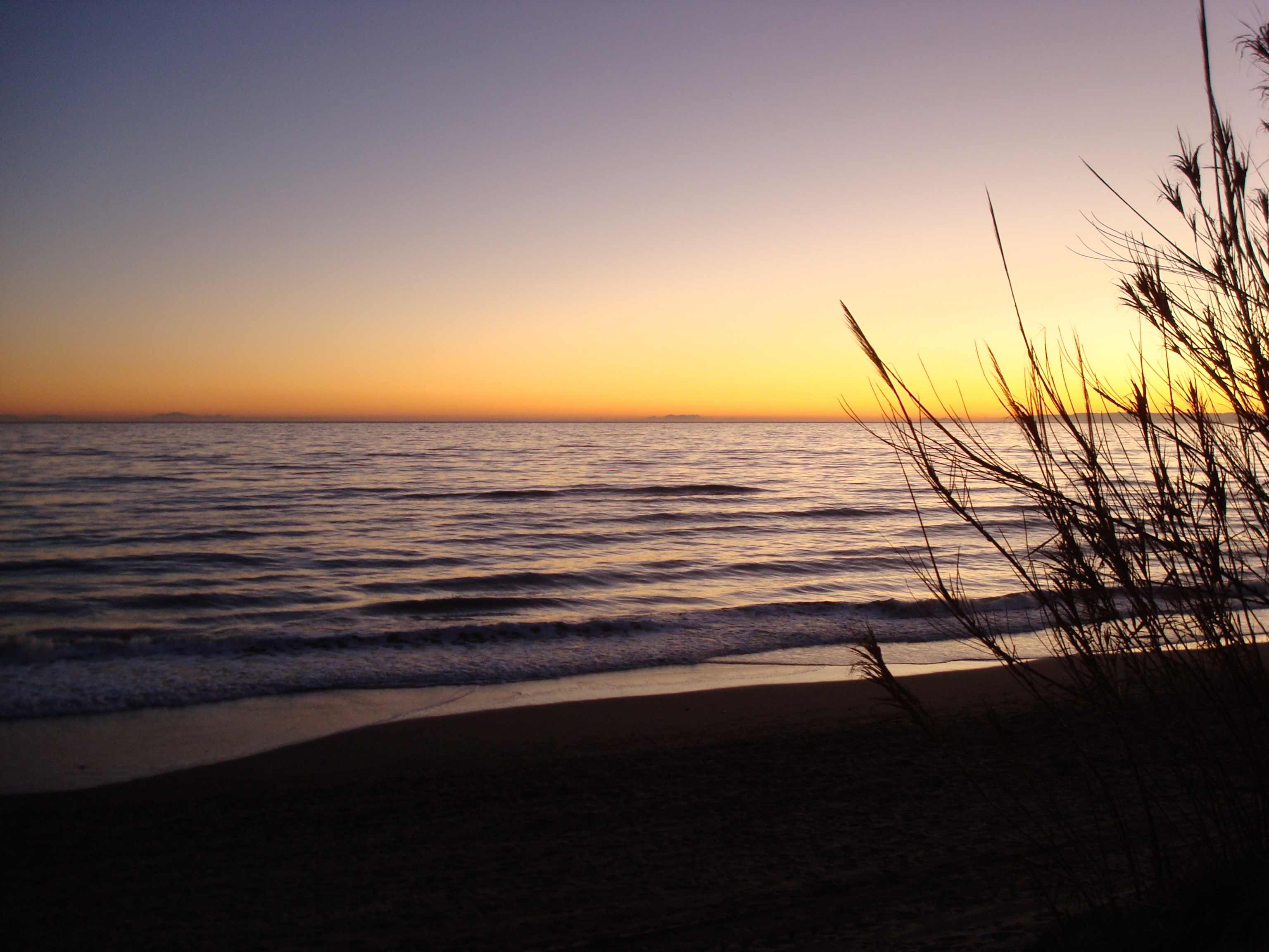 Sunset elviria beach