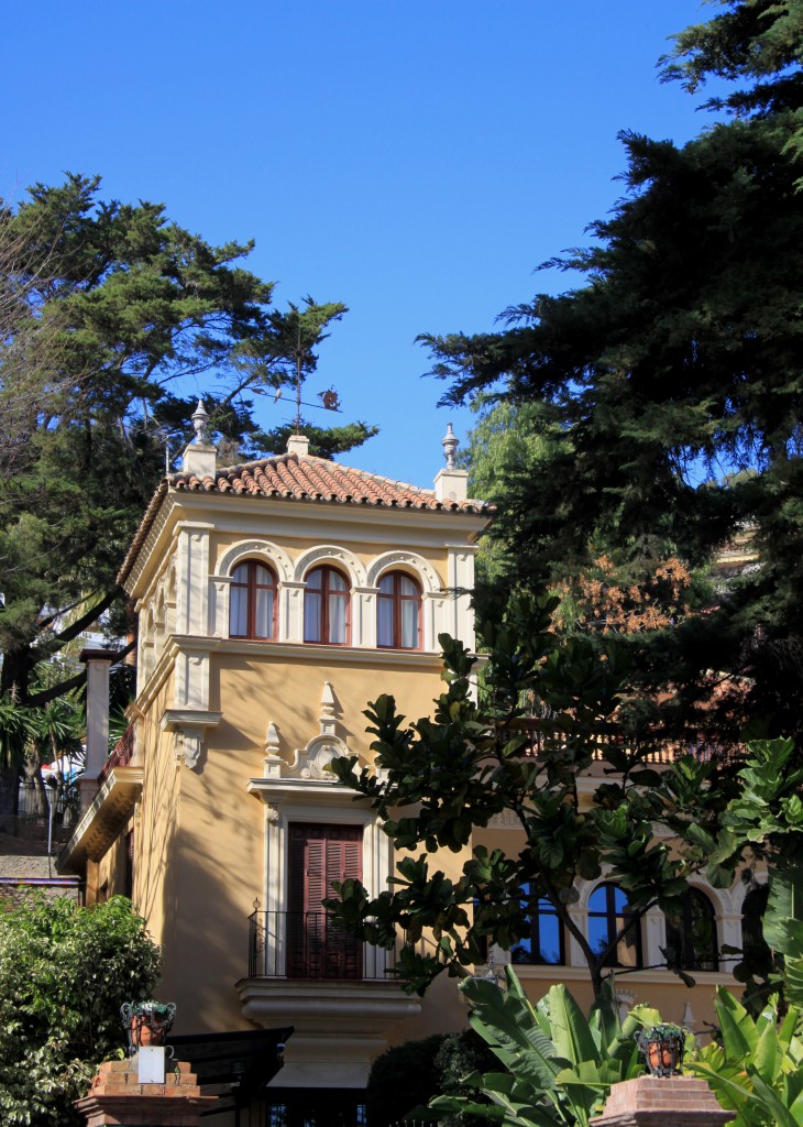City villa Paseo Sancha Malaga Historic 19th century architecture andalucia spain andrew forbes